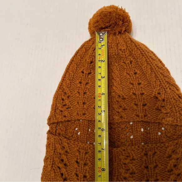 Luxton S-M Balaclava Hood Scarf Hat Rust - Picture 6 of 10